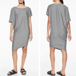 Athleta Sunlover Hilo UPF Dress Heathered Gray Size S